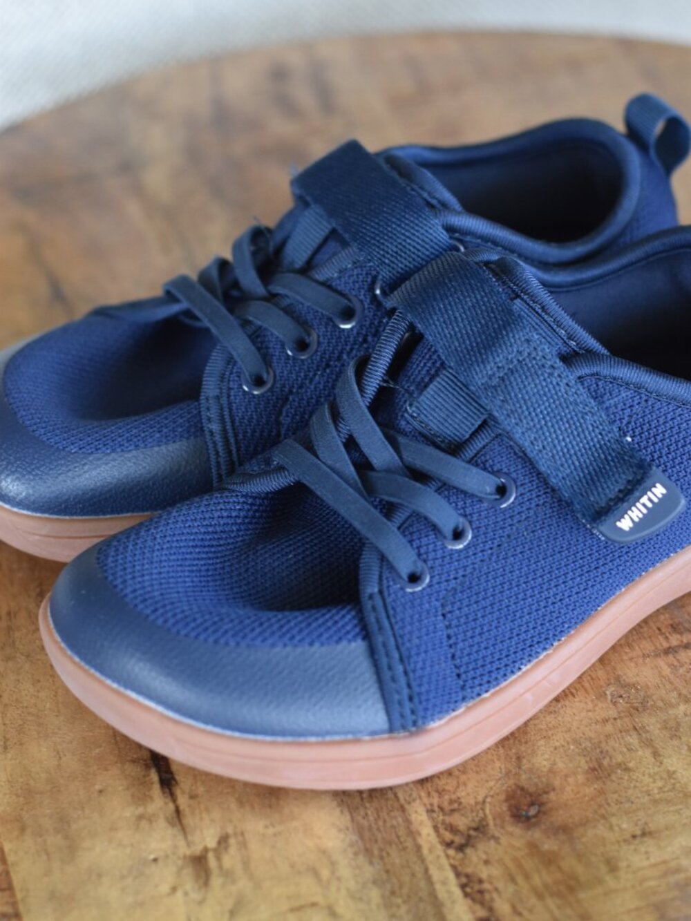 WHITIN Little/Big Kid Barefoot Shoes | Boys/Girls Lace-up Minimalist Sneakers | - Picture 3 of 4